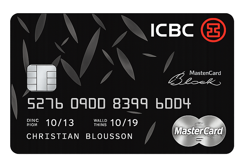 TARJETA ICBC MASTER CARD BLACK
