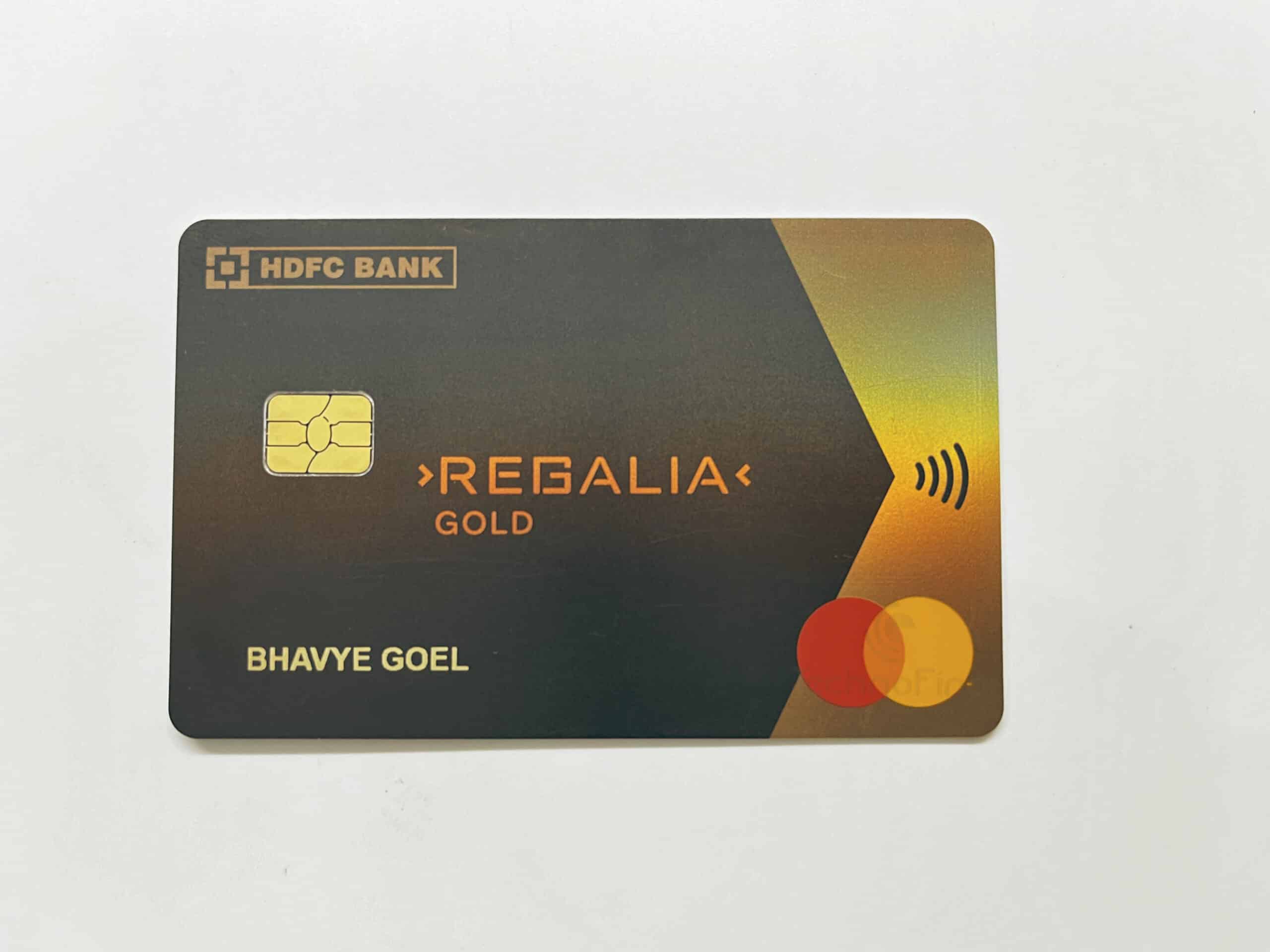 Tarjeta de crédito Regalia Gold credit card
