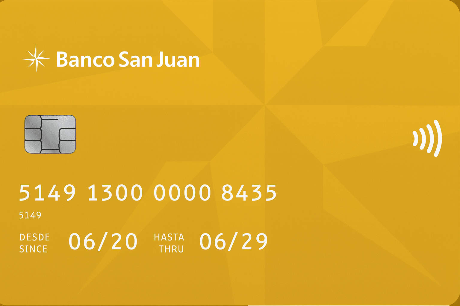 Tarjeta de Crédito Internacional del Banco San Juan